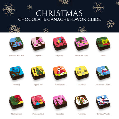 9pc Chocolate Ganache (Christmas Edition)