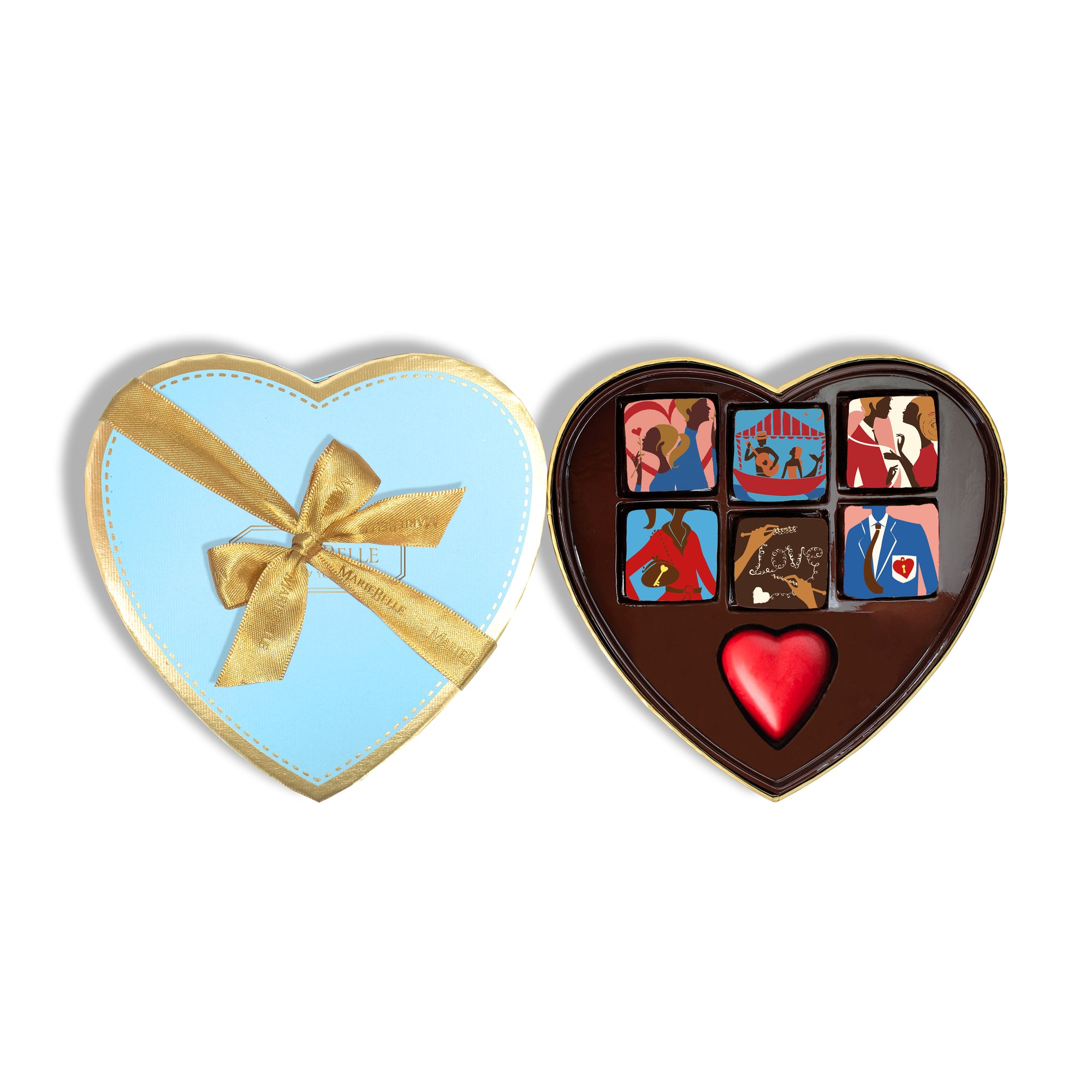 7pc Sweetheart’s Ganache Box