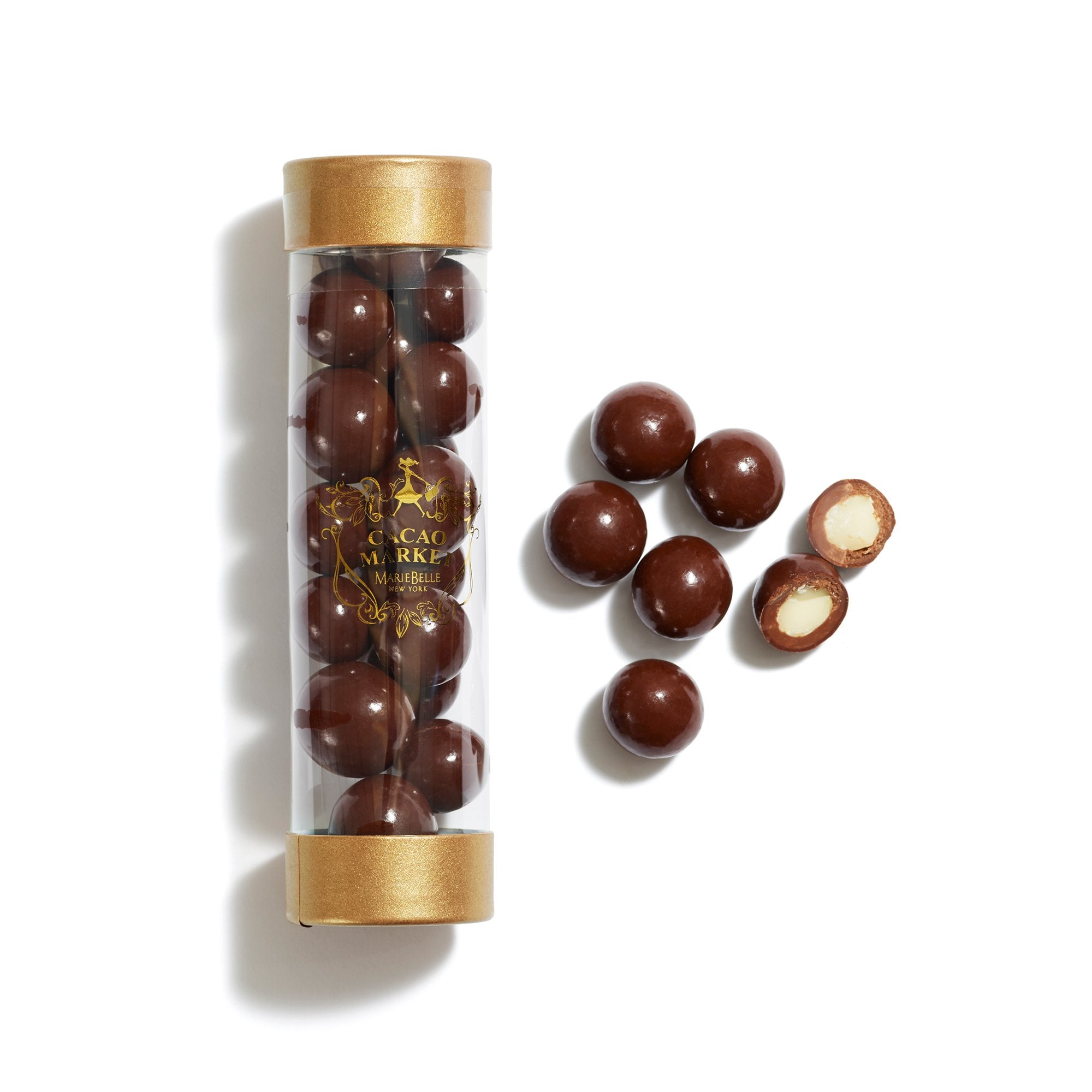Cylinder Double-dipped Macadamia Nut Chocolate